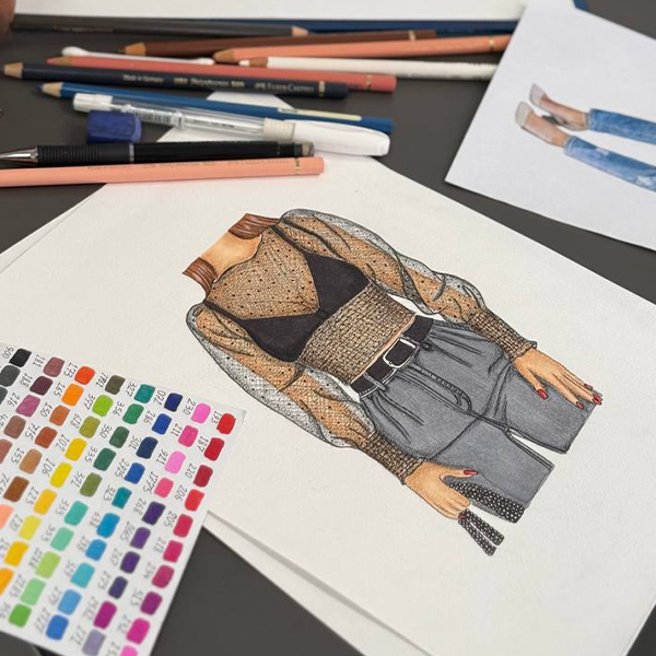 کلاس آنلاین طراحی لباس